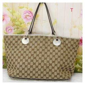 Authentic Monogram Gucci Tote Bag